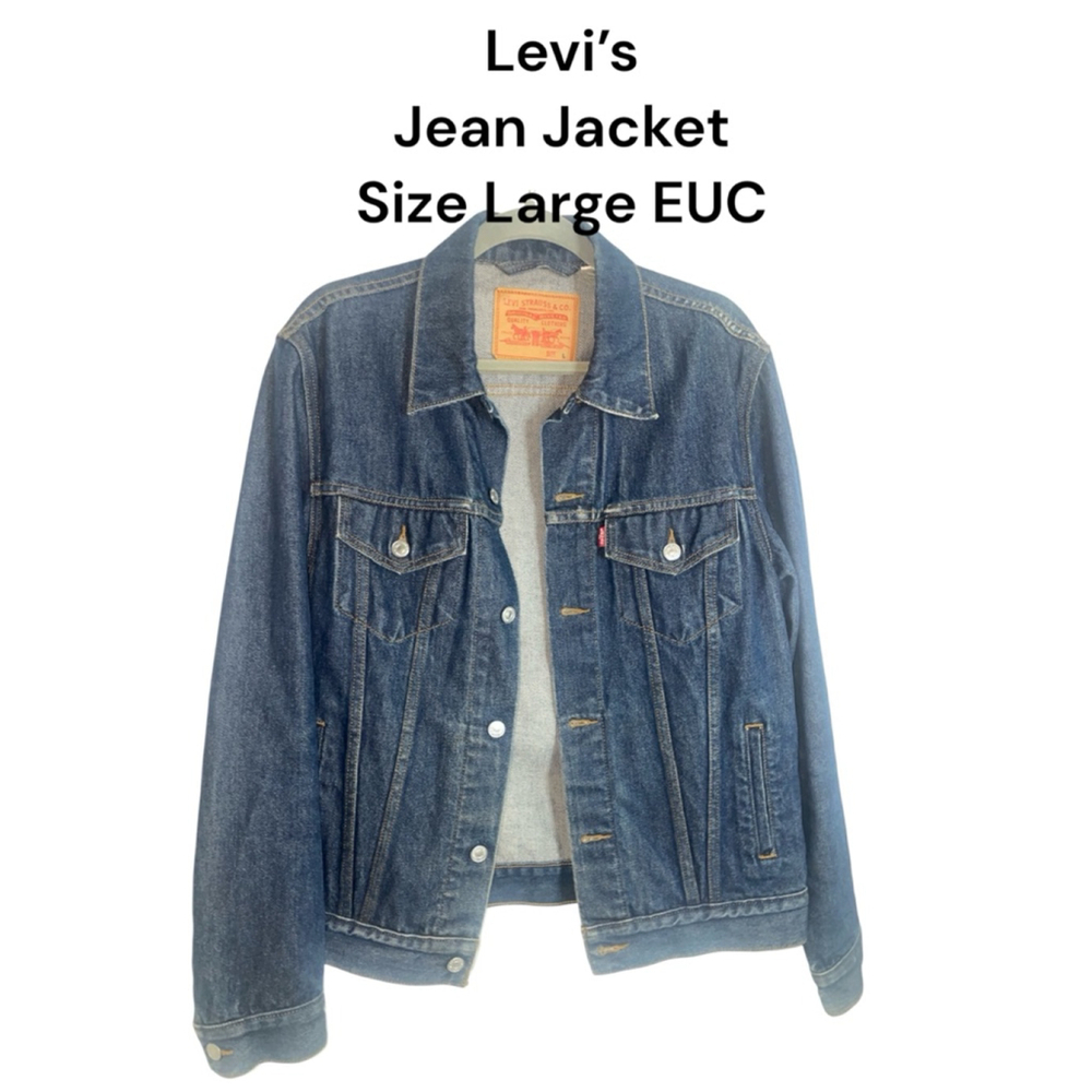 Men's Levi's Denim Jacket, Size L, Blue